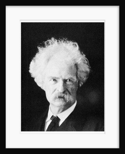 Mark Twain, American novelist, in his later years by Anonymous