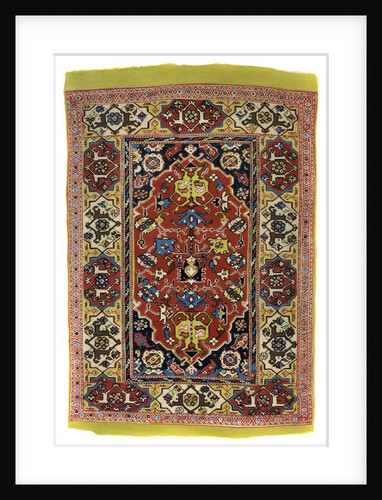 Knotted wool carpet by Anonymous