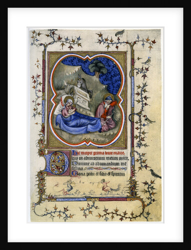 The Nativity, from a Book of Hours and Missal c1370 by Anonymous