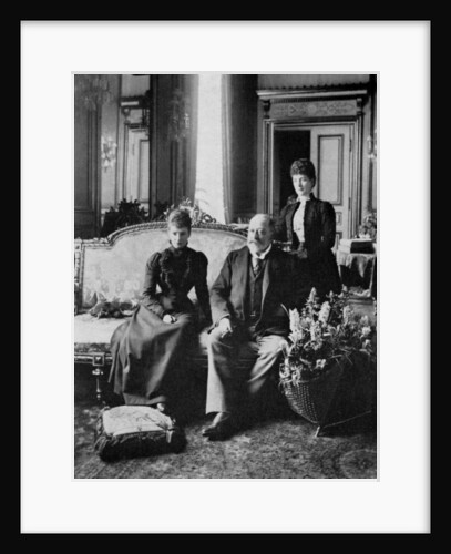 The Dowager Empress of Russia, King Edward VII and Queen Alexandra, May 1900 by Anonymous