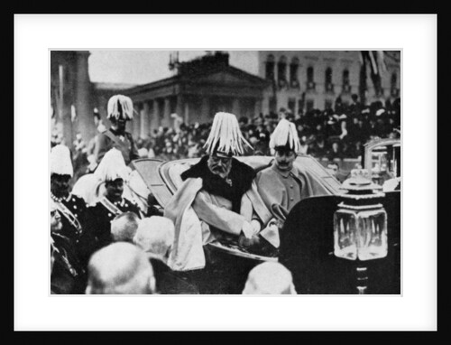 King Edward VII and Kaiser Wilhelm II in Berlin, February 1909 by Anonymous