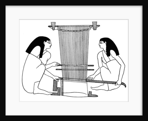 Egyptian weavers, c3000 BC by Anonymous