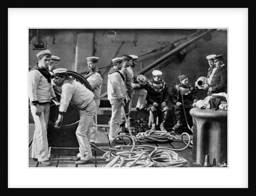 The diver on board ship by Gregory & Co