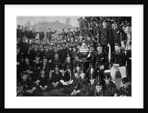 Naval cadets on board HMS Britannia, Dartmouth, Devon by Gregory & Co