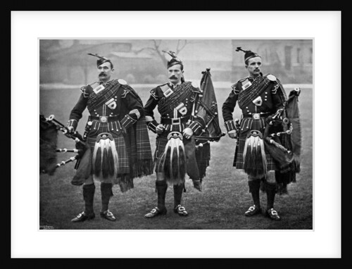 Pipers of the 1st Scots Guards by Gregory & Co