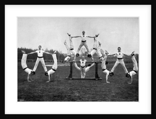 Display by the Aldershot gymnastic staff, Hampshire by Gregory & Co