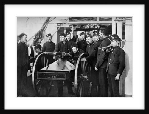 Repel boarders exercise, Sheerness Gunnery School, Kent by Gregory & Co