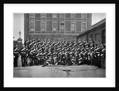 Non-commissioned officers of the 1st Life Guards at Knightsbridge Barracks, London by Gregory & Co