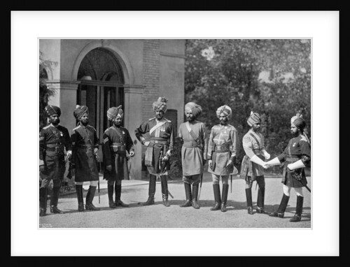 Indian cavalrymen by Gregory & Co