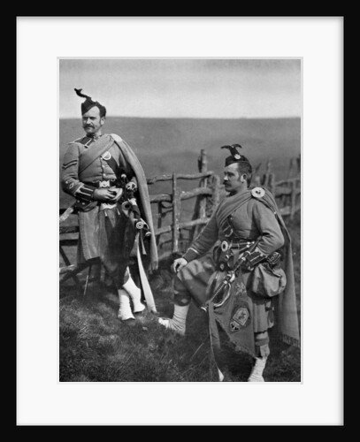 Pipe-Major Reith and Corporal-Piper Reith of the London Scottish by Gregory & Co