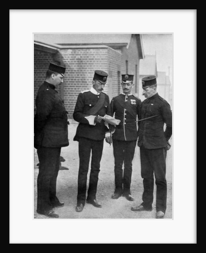 The battalion staff of the 'Die Hards' by Gregory & Co