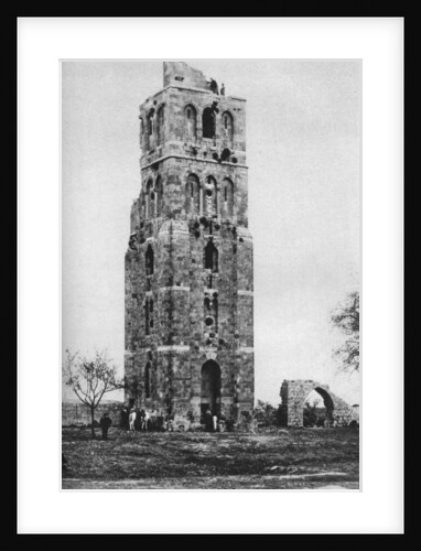 Tower of the Forty Martyrs, Ramla, Palestine by Ewing Galloway