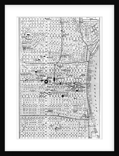 Map of central Philadelphia, Pennsylvania, USA by Anonymous