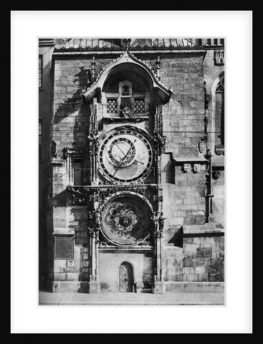 The Prague Astronomical Clock, Czechoslovakia by Anonymous