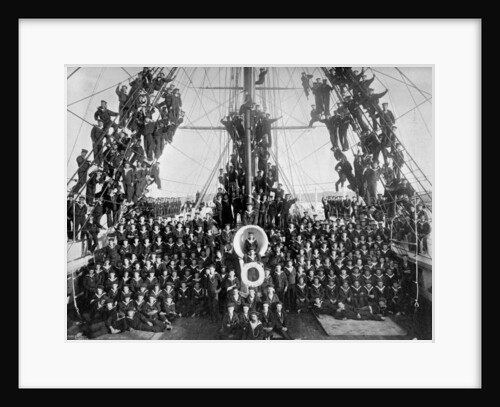 The sailor lads of the training ship HMS Lion at Devonport, Devon by WM Crockett