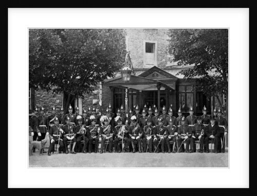 The Duke of Saxe-Coburg and Gotha and the officers of the Plymouth Division by Anonymous