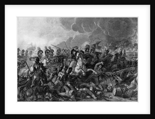 The decisive charge of the Life Guards at the Battle of Waterloo by WM Bromley