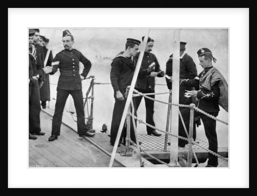 The ship's postman coming on board by Gregory & Co