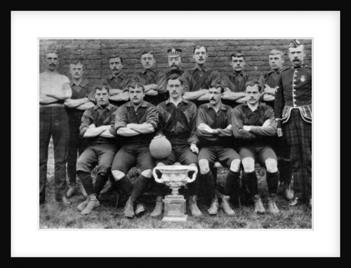 Football team of the 1st Royal Scots (Lothian Regiment) by Anonymous