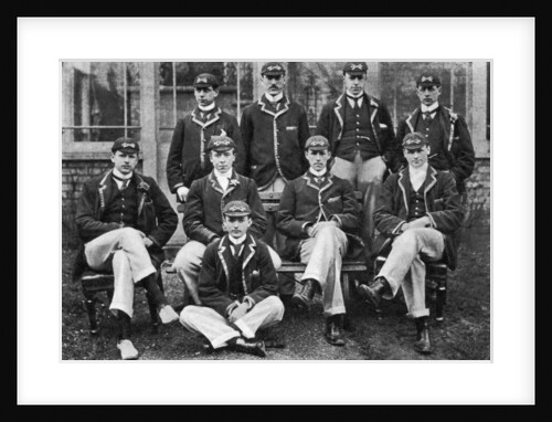 The winning Oxford boat race crew by Anonymous