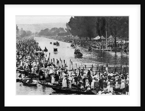 Henley Regatta, Oxfordshire, 6th July 1912 by Horace Walter Nicholls