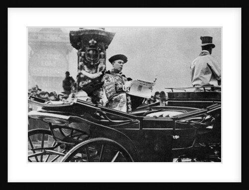 The announcment of the Treaty of Versailles throughout England by Royal Proclamation by Anonymous