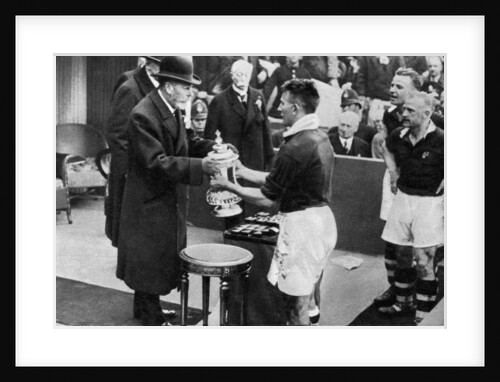 King George V presenting the FA Cup, Wembley Stadium, London by Fox