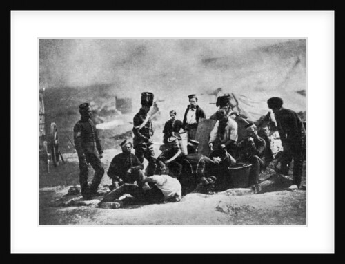 The cook house of the 8th Hussars, Crimean War by Roger Fenton