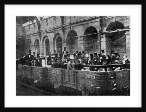 Prime Minister William Gladstone opens the Metropolitan Railway, London by Anonymous
