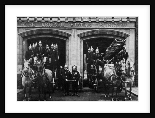 Islington fire brigade, London by Anonymous