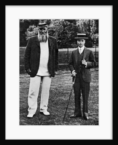 The Prince of Wales and WG Grace by Anonymous