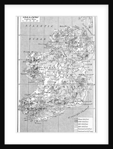 Map of Ireland by Anonymous