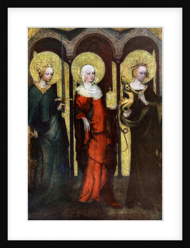 Painting on the reverse of the Trebon Altarpiece by Master of the Trebon Altarpiece