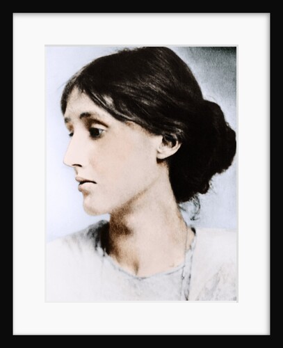 Virginia Woolf, English novelist, essayist and critic by Anonymous