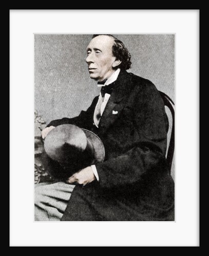 Hans Christian Andersen, Danish author and poet by Anonymous