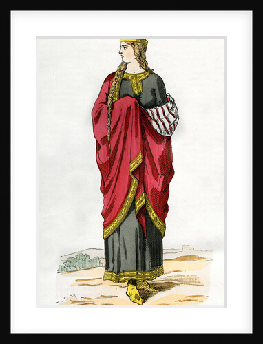 Young woman of the late Carolingian dynasty, c990 by Anonymous