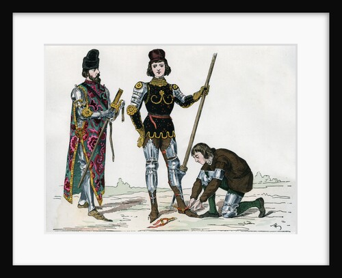 Prince, squire and valet by Anonymous