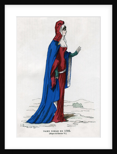 Noblewoman of the time of Charles VI of France by Petit