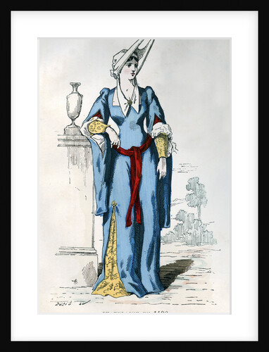 Lady of the manor of the time of Charles VIII of France by Petit