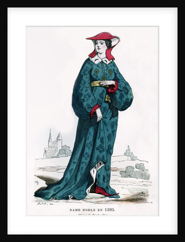 Noblewoman of the time of Charles VI of France by Petit
