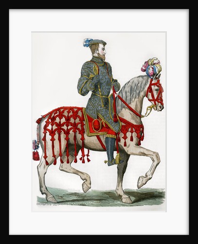 Henry II of France, as captain of the light cavalry by Anonymous