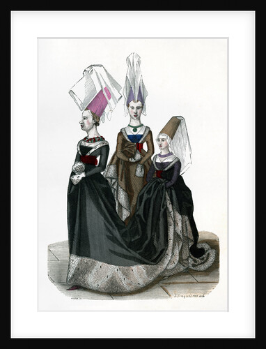 Princess and ladies in waiting by Gautier