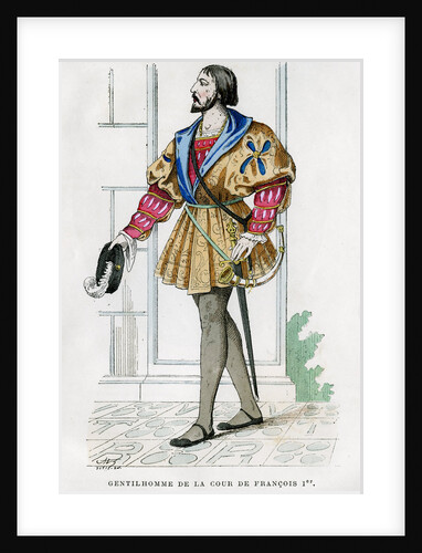 Gentlemen of the court of Francis I of France by Petit