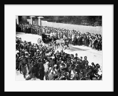 King George's First Regal Act by Anonymous