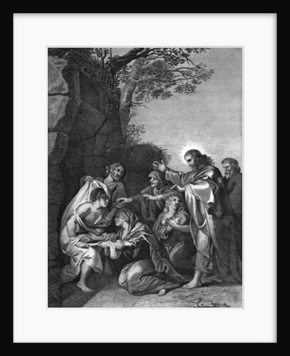 Christ raising Lazarus by Anonymous