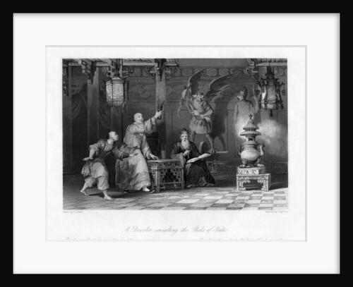 A Devotee Consulting the Sticks of Fate by A Fox