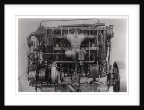 115 PS Daimler airship engine of Zeppelin LZ 6 by Anonymous