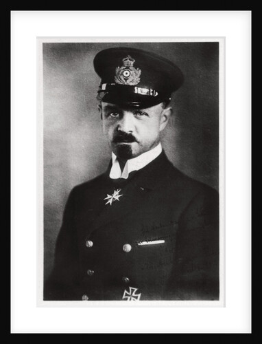Captain Peter Strasser, German airship fleet commander, World War I by Anonymous