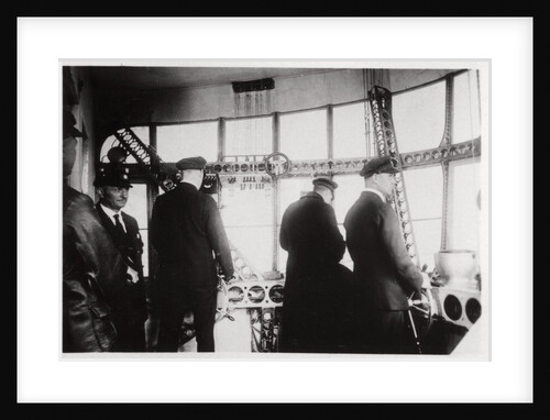 Pilot's compartment, Zeppelin LZ 127 'Graf Zeppelin' by Anonymous