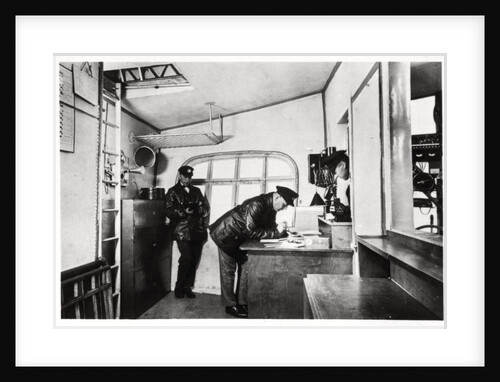 Navigation room, Zeppelin LZ 127 'Graf Zeppelin' by Anonymous